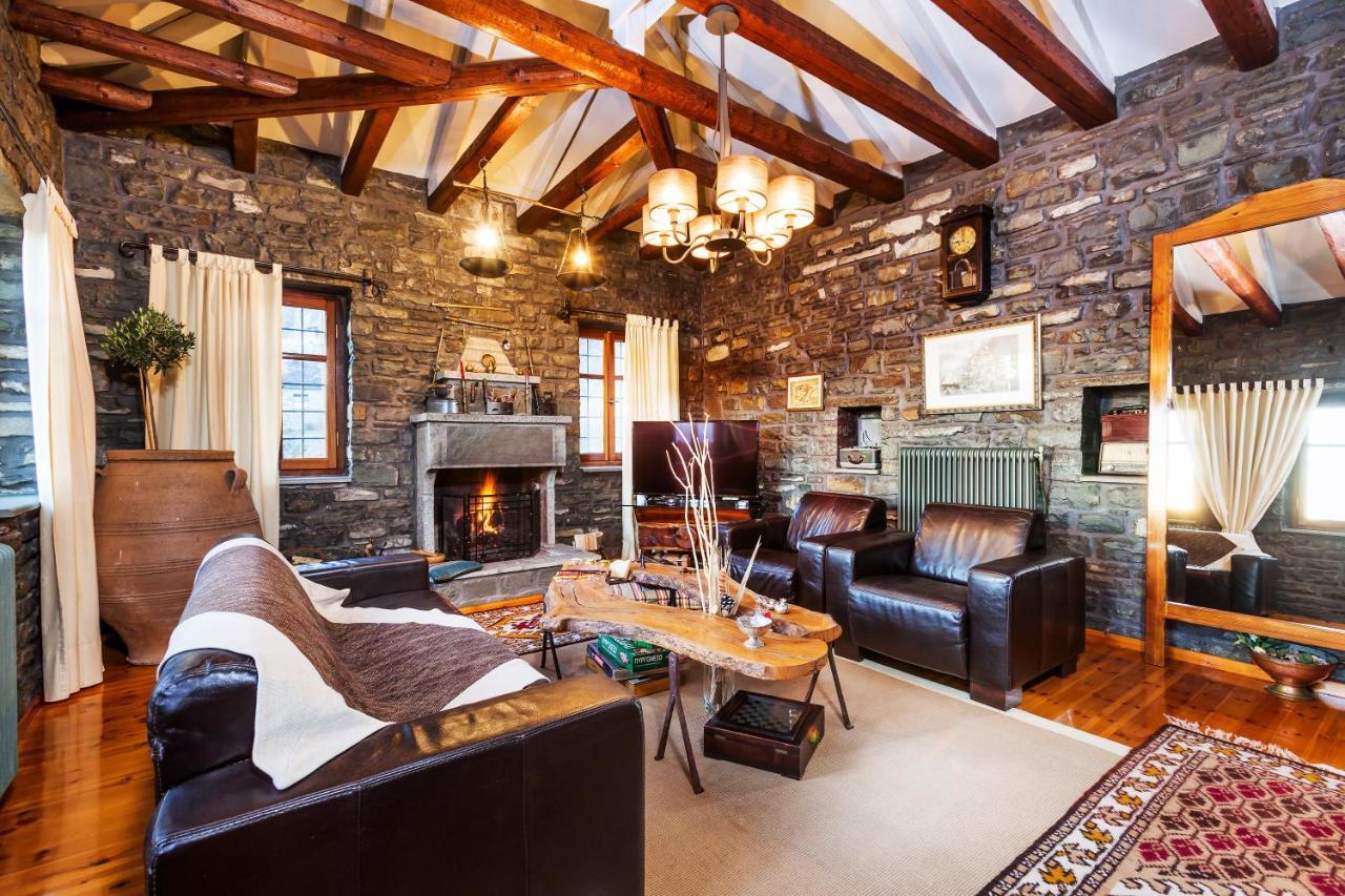 فيلا Heaven'S View Mansion - Zagori Stone Built Gem كيبوي المظهر الخارجي الصورة