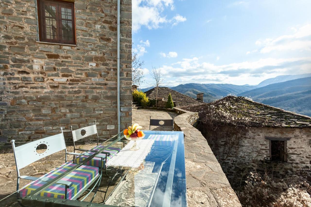 فيلا Heaven'S View Mansion - Zagori Stone Built Gem كيبوي المظهر الخارجي الصورة